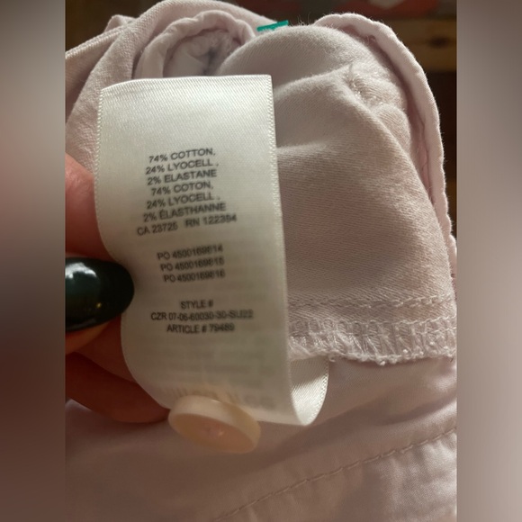 aritzia wilfred free ascendant baby pink pants size 00 - Picture 5 of 5